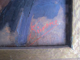 Antique Oil on Copper Portrait Painting of Lady by Simone - Yesteryear Essentials
 - 3