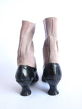 Victorian Two Toned Button Womens Reed Boots - Size 6 / 6.5 - Yesteryear Essentials
 - 4