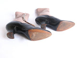 Victorian Two Toned Button Womens Reed Boots - Size 6 / 6.5 - Yesteryear Essentials
 - 6