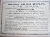 1852 Wells Fargo Framed Original Advertisement - Yesteryear Essentials
 - 9