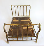 Primitive Salesmans Sample Miniature Brass Bed - Yesteryear Essentials
 - 2