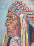 Lakota Indian Chief Oil Painting -  Red Cloud - Yesteryear Essentials
 - 8