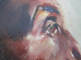 Western Art  Native American Warrior Oil Painting - Yesteryear Essentials
 - 4