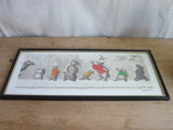 1930's signed Boris O Klein Canine Hand Colored Print - 'Sus au Curieux' - Yesteryear Essentials
 - 10