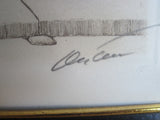 1930's signed Boris O Klein Canine Hand Colored Print - 'Sus au Curieux' - Yesteryear Essentials
 - 5