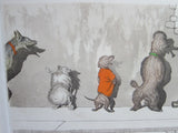 1930's signed Boris O Klein Canine Hand Colored Print - 'Sus au Curieux' - Yesteryear Essentials
 - 7