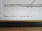 1930's signed Boris O Klein Canine Hand Colored Print - 'Sus au Curieux' - Yesteryear Essentials
 - 4