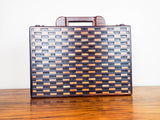 Vintage Don Shoemaker Handmade Wooden Carved Briefcase
