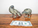 Vintage Metal Birds Pair of Pigeon Garden Statues - Yesteryear Essentials
 - 7