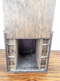 Antique Primitive Wooden Mahogany Cabinet Case With Secret Drawers - Yesteryear Essentials
 - 5