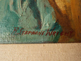 Signed Redmond Stevens Wright Seated Nude Oil Painting - Yesteryear Essentials
 - 4