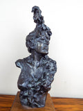 Signed Bronze Female Bust Sculpture by  Peter M Fillerup - Yesteryear Essentials
 - 2