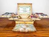 Antique 1900 French Painting Artists Paint Box Set Couleurs Sans Danger