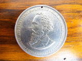 Antique 1865 Aluminum 1000 Fine Religious Dr Henry D Cogswell Temperance Coin Medal Medallion