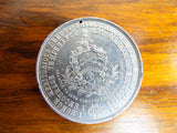 Antique 1865 Aluminum 1000 Fine Religious Dr Henry D Cogswell Temperance Coin Medal Medallion