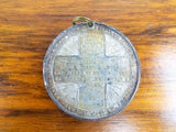Rare Antique Religious In Hoc Signo Vinces Pledge Temperance Coin Medal 1849