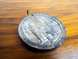 Rare Antique Religious In Hoc Signo Vinces Pledge Temperance Coin Medal 1849