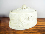 Vintage Wedgewood Style Caneware Oval Turkey Pie Pate Tureen