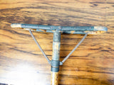 Antique French Bamboo Cane Seat Folding Chair ~ 1910