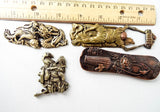 RL Antique Miscellaneous Asian Japanese Shakudo Meiji Era Metalware