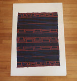 Art Navajo Blanket Jack Silverman Signed Serigraph