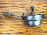 Antique Coffee Bean Roaster Primitive Cast Iron Kitchen Roasting Pan