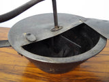 Antique Coffee Bean Roaster Primitive Cast Iron Kitchen Roasting Pan