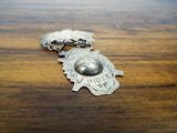 Antique Victorian 14k Gold WCTU Womens Suffragette Pinback Prize Pin Medal Badge