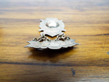 Antique Victorian 14k Gold WCTU Womens Suffragette Pinback Prize Pin Medal Badge