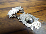 Antique Victorian 14k Gold WCTU Womens Suffragette Pinback Prize Pin Medal Badge