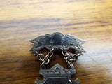 Antique Victorian 14k Gold WCTU Womens Suffragette Pinback Prize Pin Medal Badge