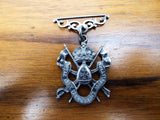 Antique Victorian Religious Silver Royal Army Temperance Medal British Army