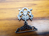 Antique Victorian Religious Silver Royal Army Temperance Medal British Army