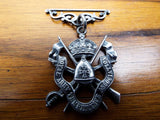 Antique Victorian Religious Silver Royal Army Temperance Medal British Army