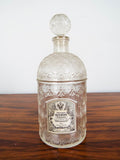 Vintage Glass Guerlain Imperial Bee Perfume Bottle 8.5fl oz Paris France
