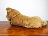 Rare Vintage Plush Toy Lion, Antique Stuffed Wild Animal Cat British 1920s '30s