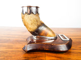 Antique Scottish Sterling Silver Mounted Hoof ~ Arthur Medlock ~ Inverness