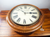 Antique British Railway School Clock