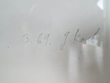 Gerard Koch Signed Abstract Mixed Media on Paper