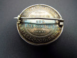Antique Silver Temperance Total Abstinence Medal British India Badge Pin 1862
