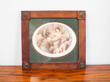 Antique Regency  Classical Print ~ Prudence and Beauty
